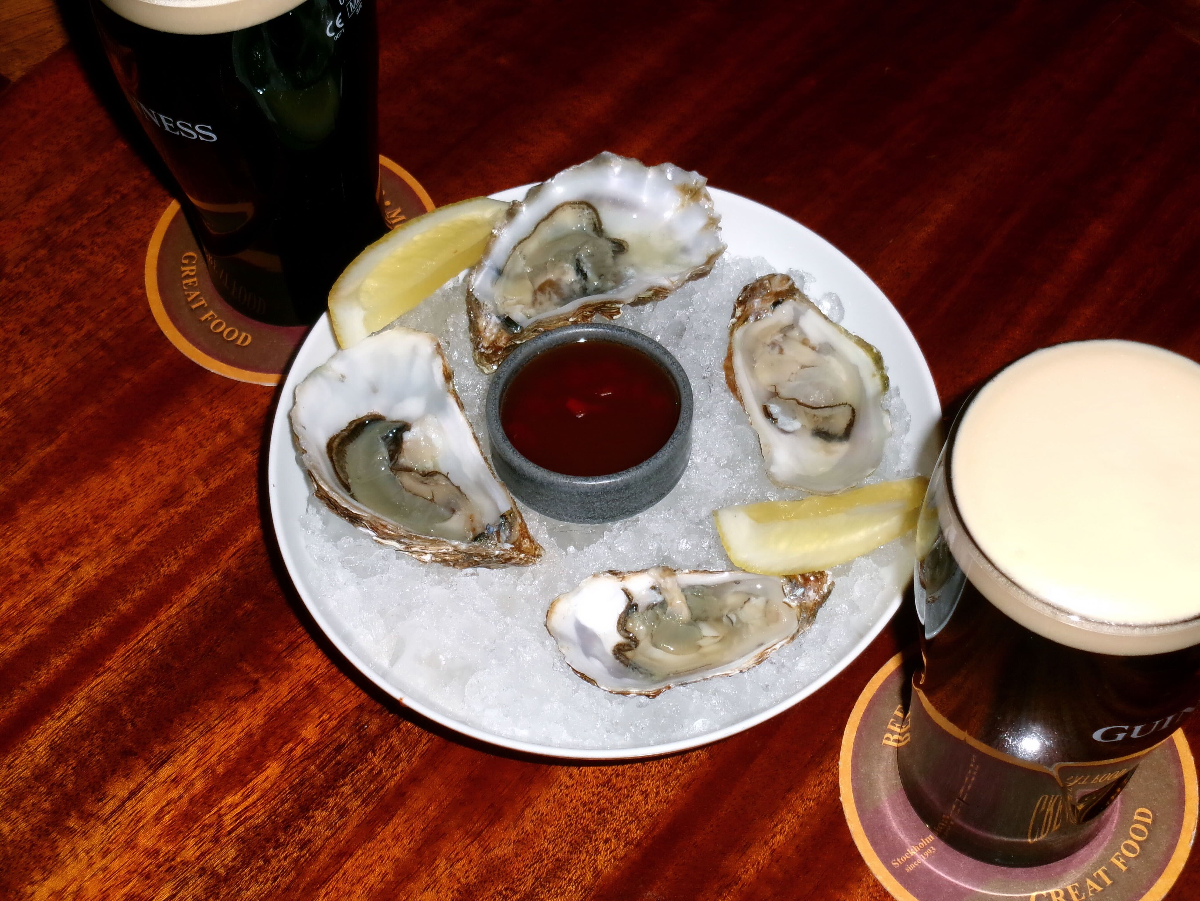 Ostron & Guinness på Bullen